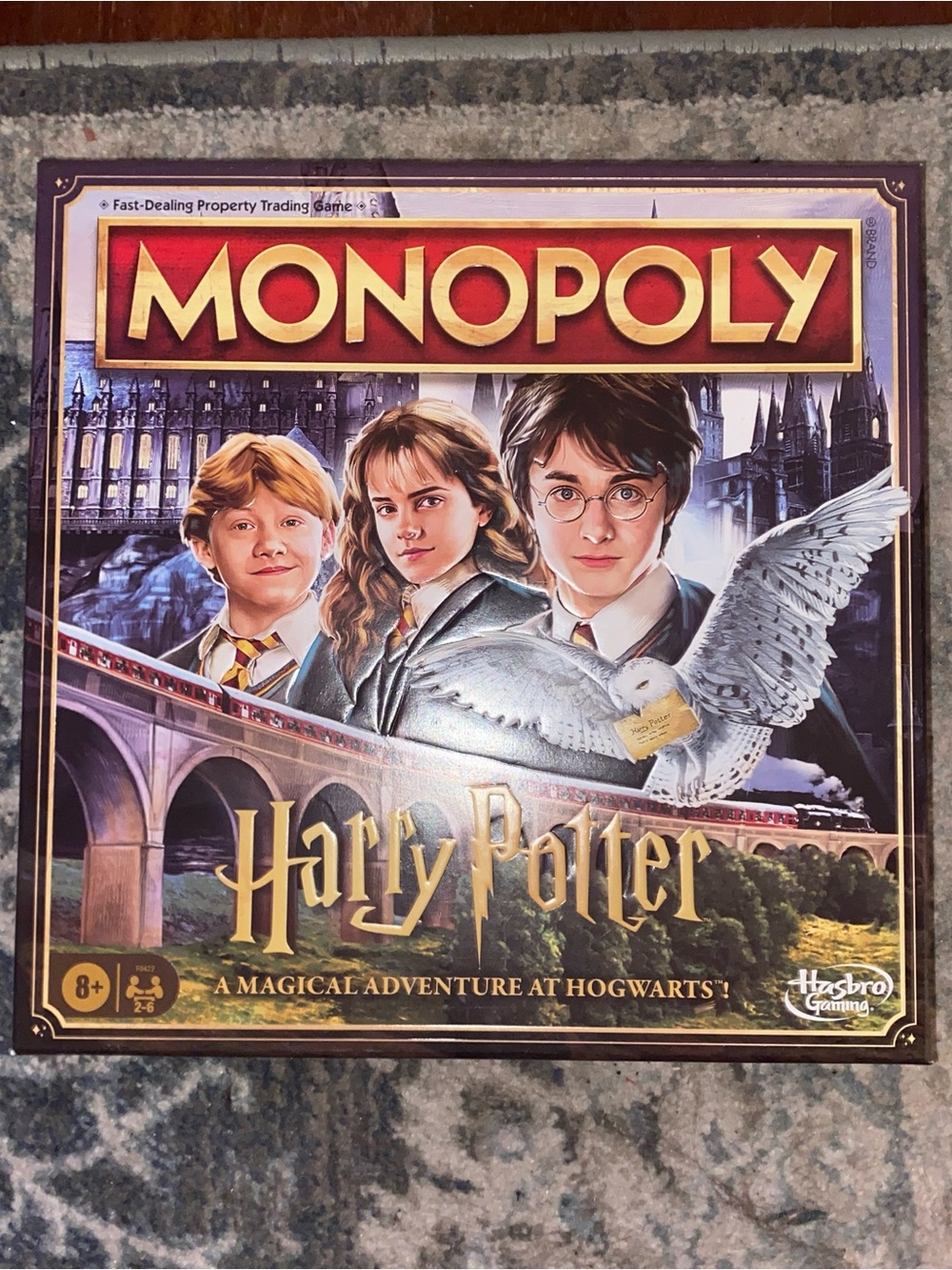Monopoly Harry Potter Edition Board Game - Monopoly Brand, Red & Gold Cover